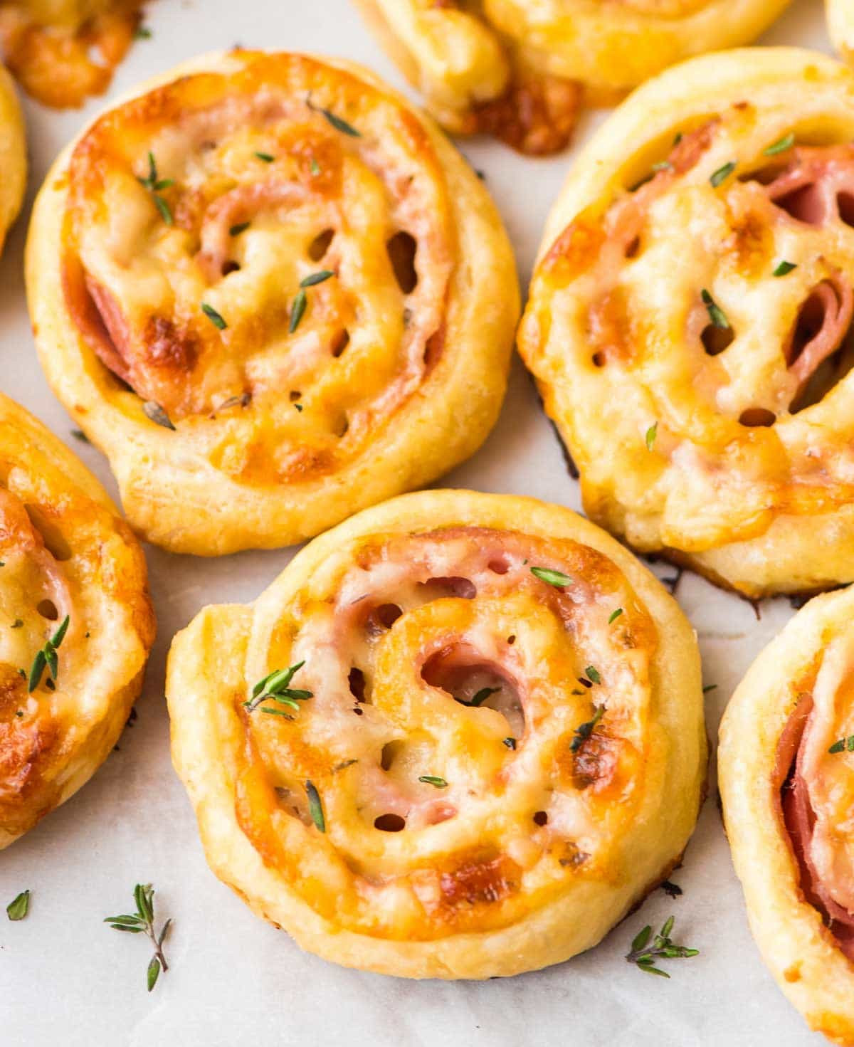 Puff Pastry Appetizers Cheese
 Ham and Cheese Pinwheels – WellPlated