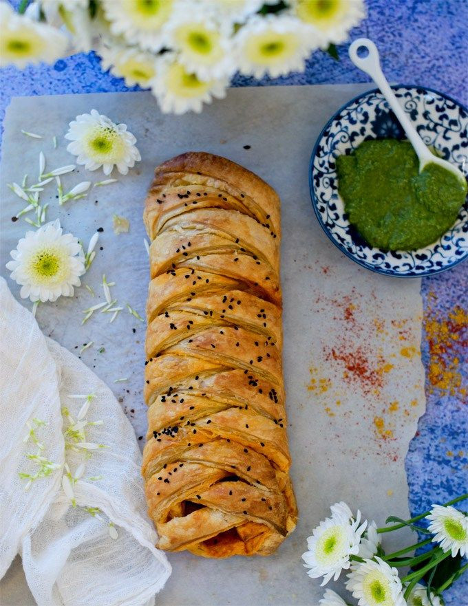 Puff Pastry Appetizers Make Ahead
 Achari paneer braided puff pastry makes a delicious make