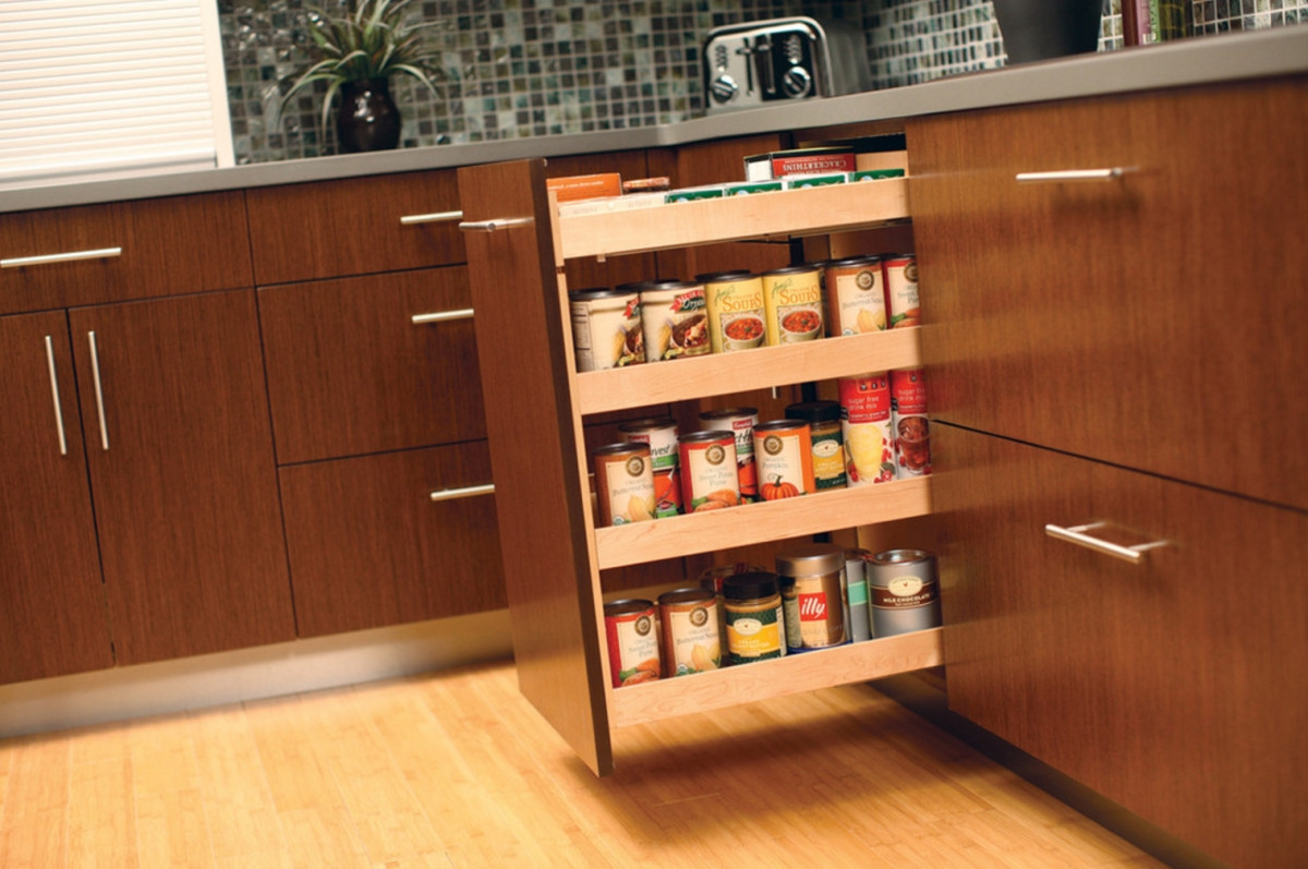 Pull Out Kitchen Storage
 Hideaway Storage Ideas for Small Spaces