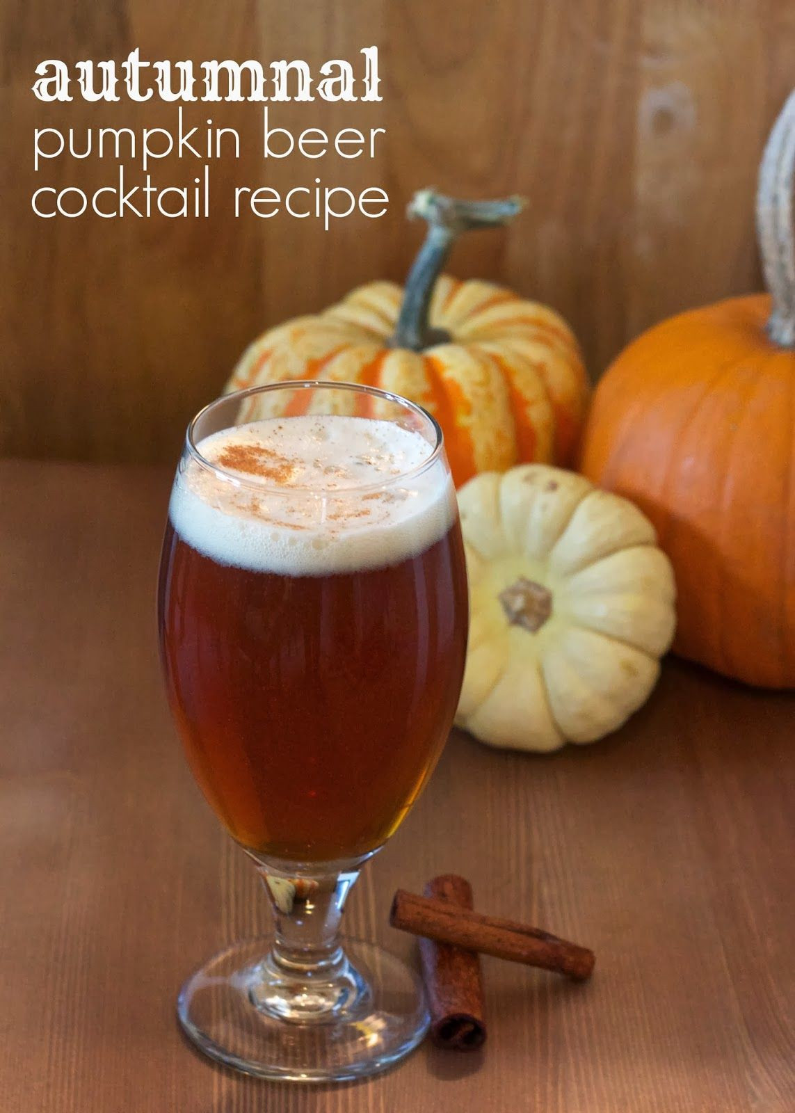 Pumpkin Beer Cocktails
 handmade monday recipe pumpkin beer cocktail recipe