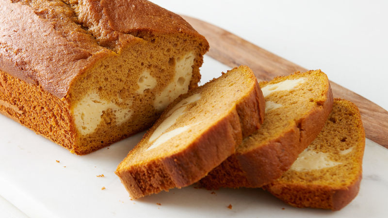 Pumpkin Cheesecake Bread
 Cheesecake Stuffed Pumpkin Bread Recipe BettyCrocker