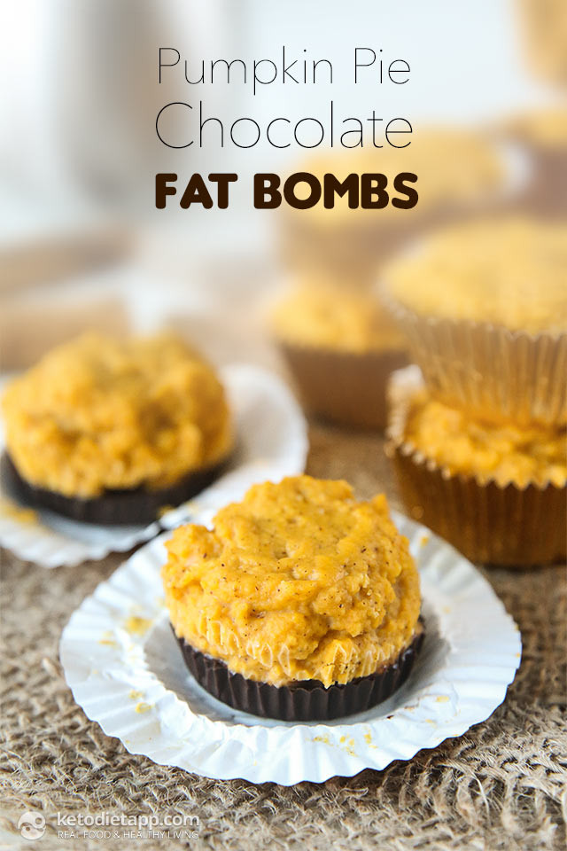 Pumpkin Pie Fat Bombs
 Pumpkin Pie Chocolate Fat Bombs