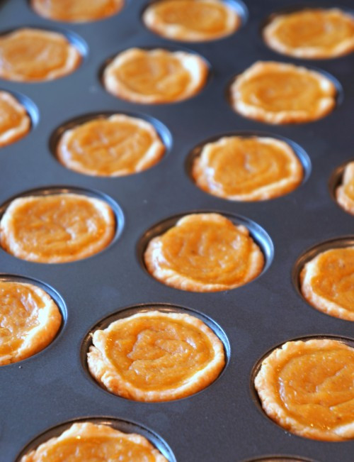 Pumpkin Pie Tarts
 Mini Pumpkin Pie Tarts