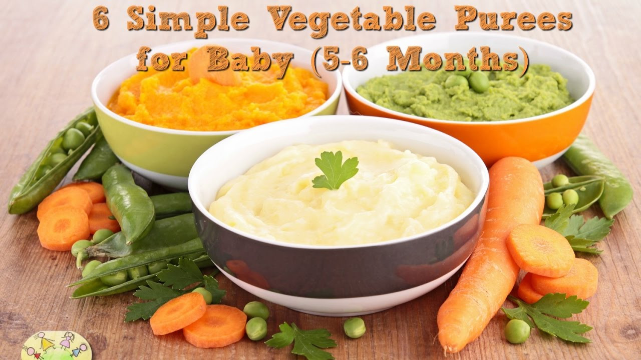 Pureeing Baby Food Recipes
 6 ve able puree for 5 6 months baby