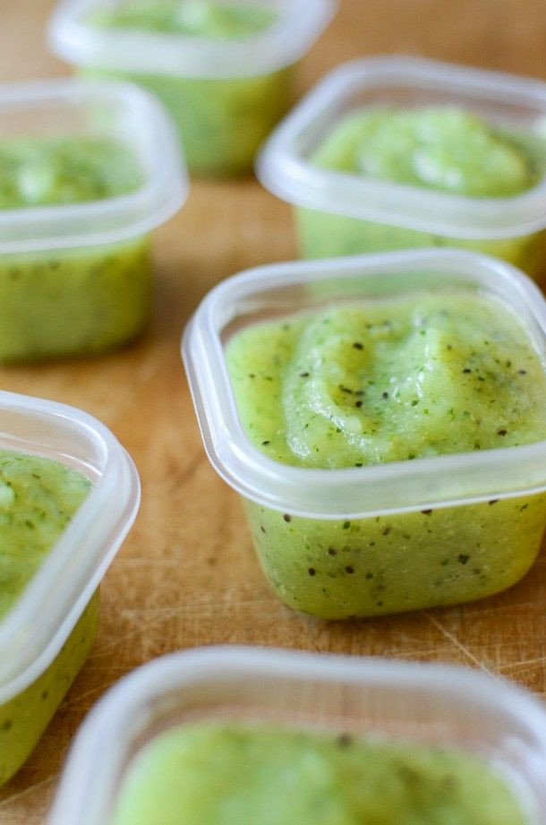 Pureeing Baby Food Recipes
 Kiwi Apple Zucchini Puree Recipe