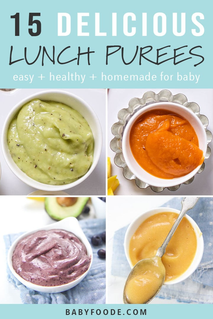 Pureeing Baby Food Recipes
 15 Lunch Ideas for Baby 6 months Baby Foode