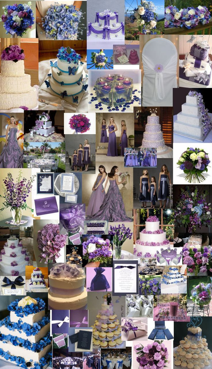 Purple And Blue Wedding Theme
 132 best Blue & Purple Wedding Theme images on Pinterest