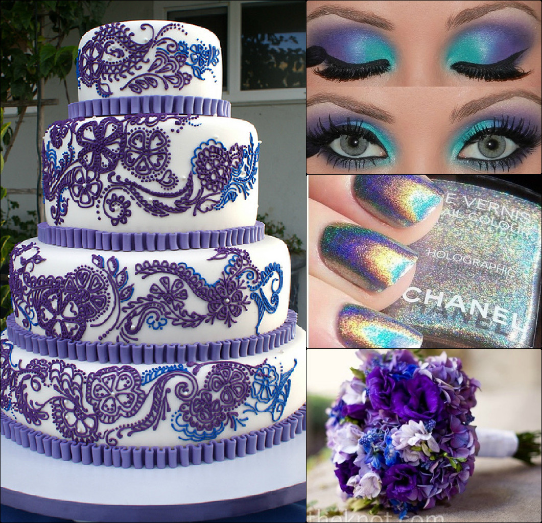 Purple And Blue Wedding Theme
 Blue & Purple Wedding Inspiration Asian Wedding Ideas