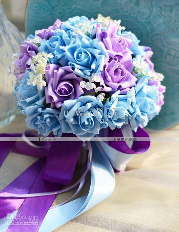 Purple And Blue Wedding Theme
 Blue Purple Wedding
