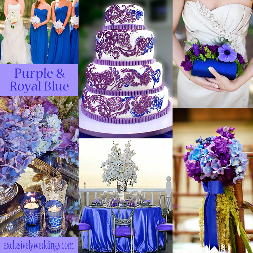 Purple And Blue Wedding Theme
 Plum and Blue Wedding Colors