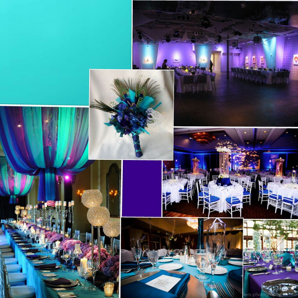 Purple And Blue Wedding Theme
 Purple & blue wedding colors Wedding ideas