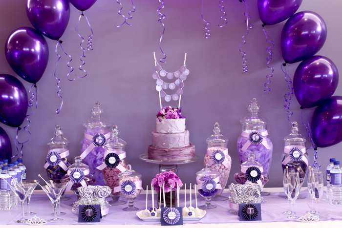 Purple Birthday Decorations
 Little Big pany