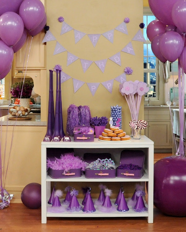 Purple Birthday Decorations
 30 best images about Party Purple Party Ideas on