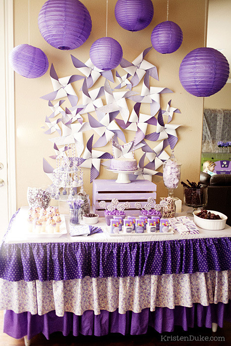 Purple Birthday Decorations
 Pretty Purple Party