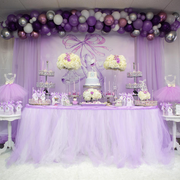 Purple Birthday Decorations
 Kara s Party Ideas Purple Ballerina Birthday Party