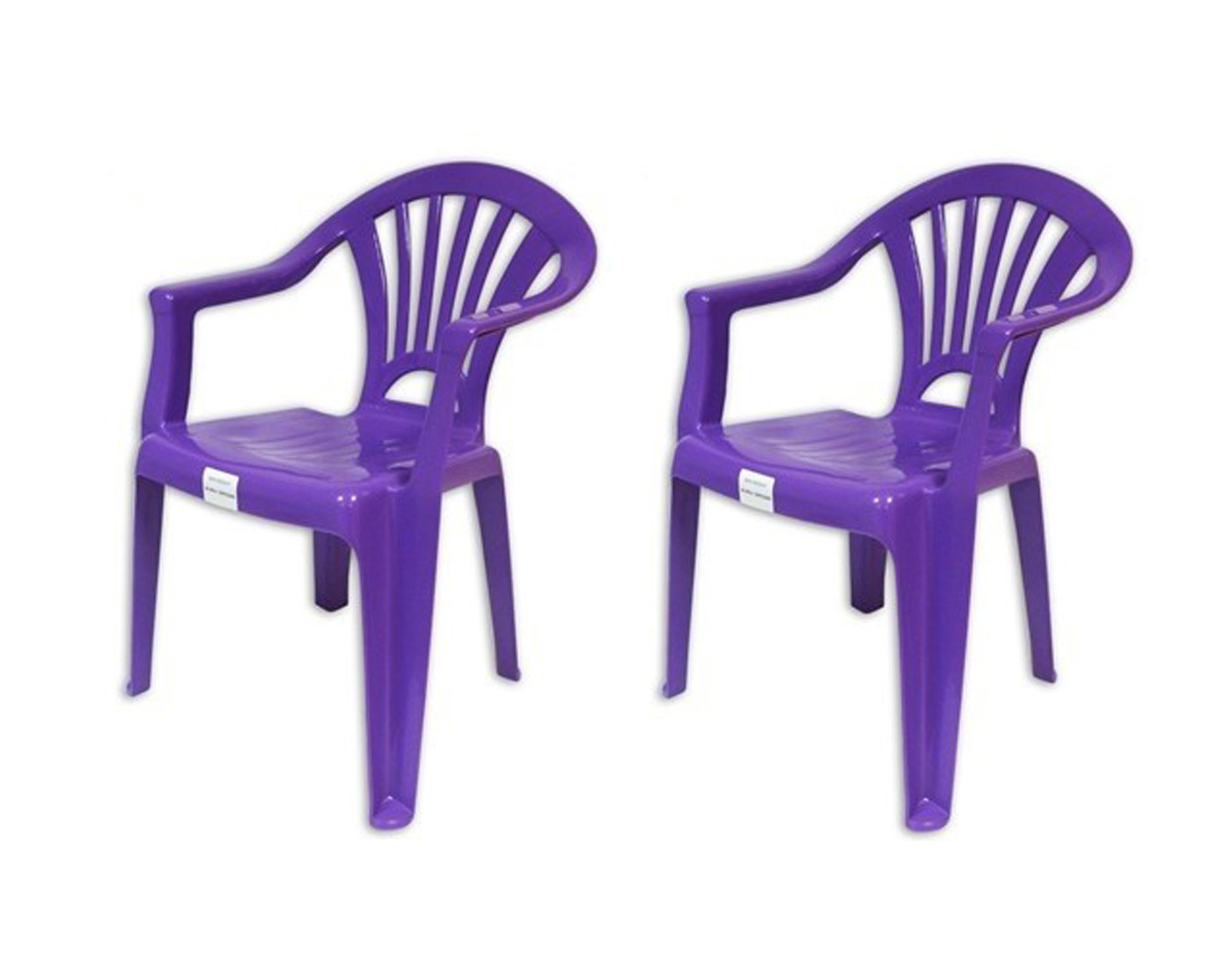 Purple Kids Chair
 Plastic Chairs Stackable Kids Indoor or Outdoor Use Purple