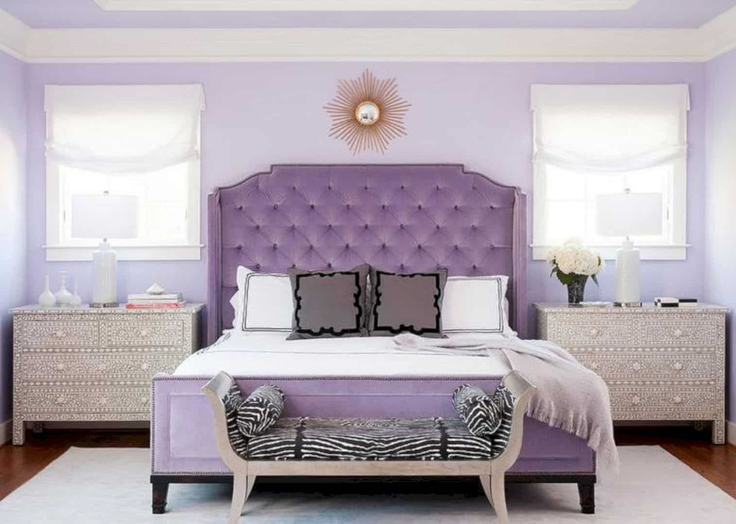Purple Paint For Bedroom
 15 Enchanting Purple Bedroom Designs