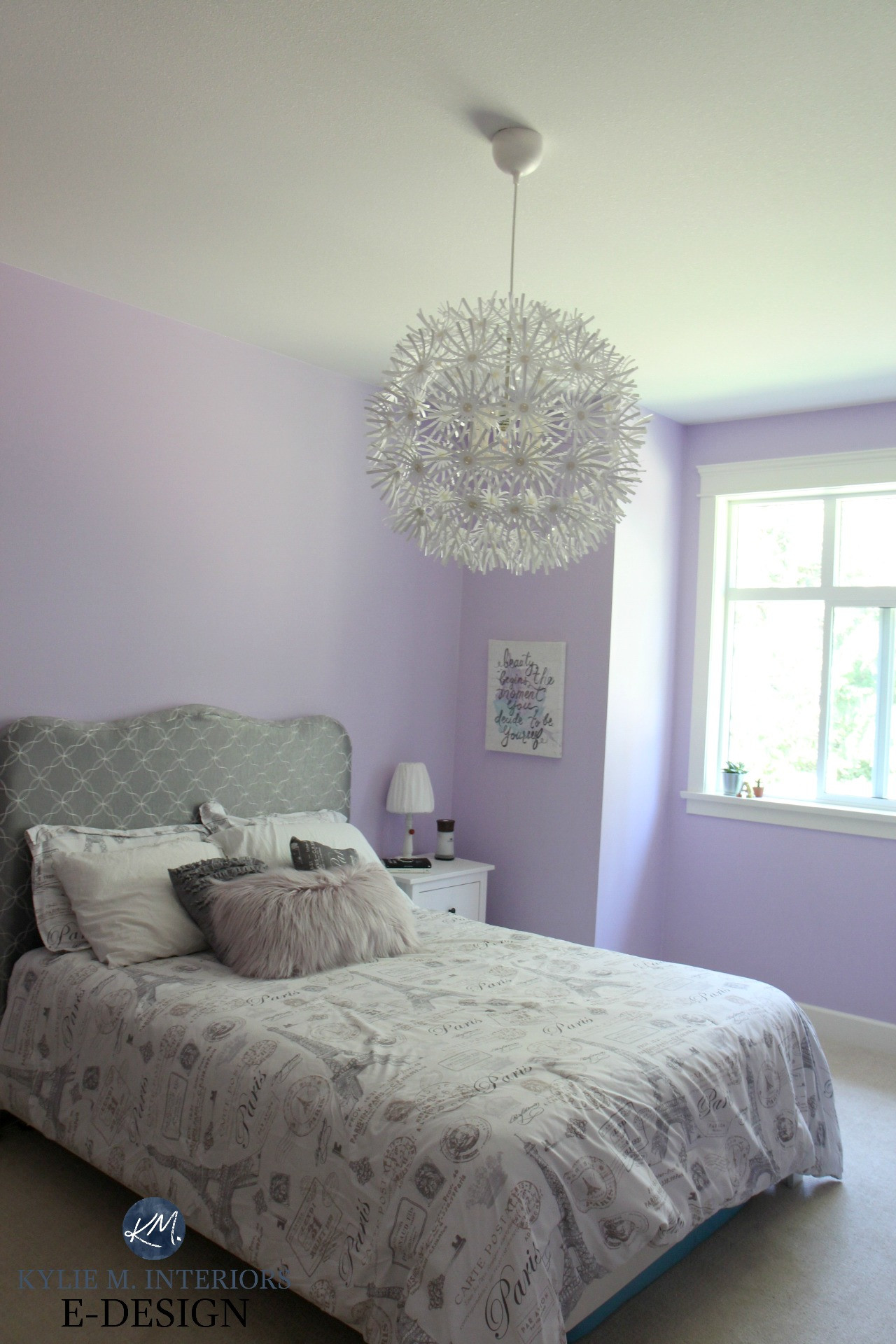 Purple Paint For Bedroom
 Best purple paint colour Benjamin Moore Lily Lavender in
