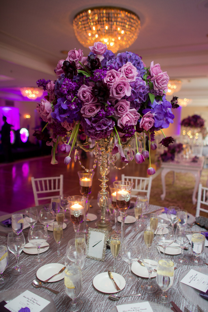 Purple Wedding Decoration Ideas
 A Regal Purple California Wedding From The Youngrens