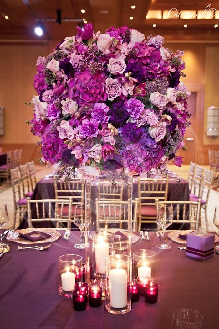 Purple Wedding Decoration Ideas
 Purple Wedding Ideas with Pretty Details MODwedding