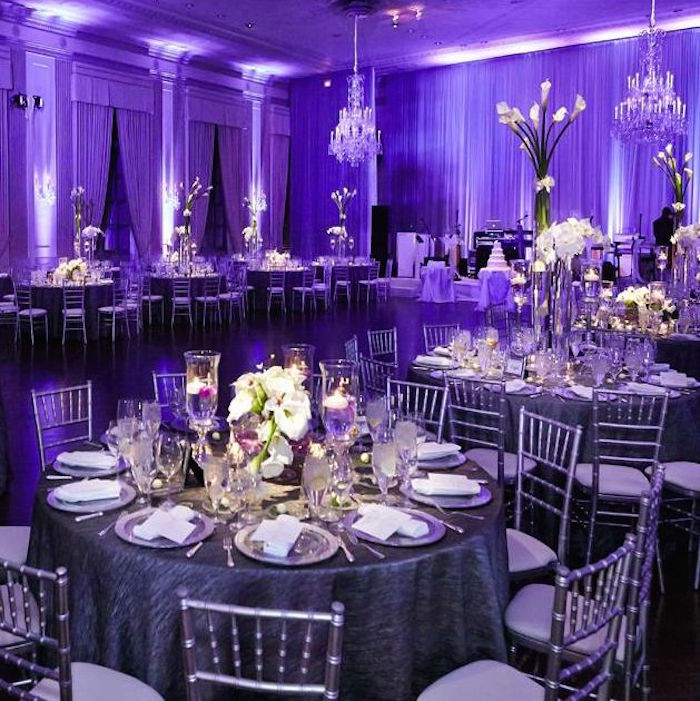 Purple Wedding Decoration Ideas
 Glamorous Purple Wedding Ideas MODwedding