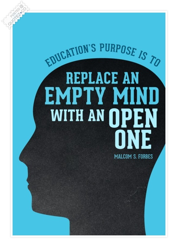 Purpose Of Education Quote
 Education Quotes & Sayings QUOTEZ CO