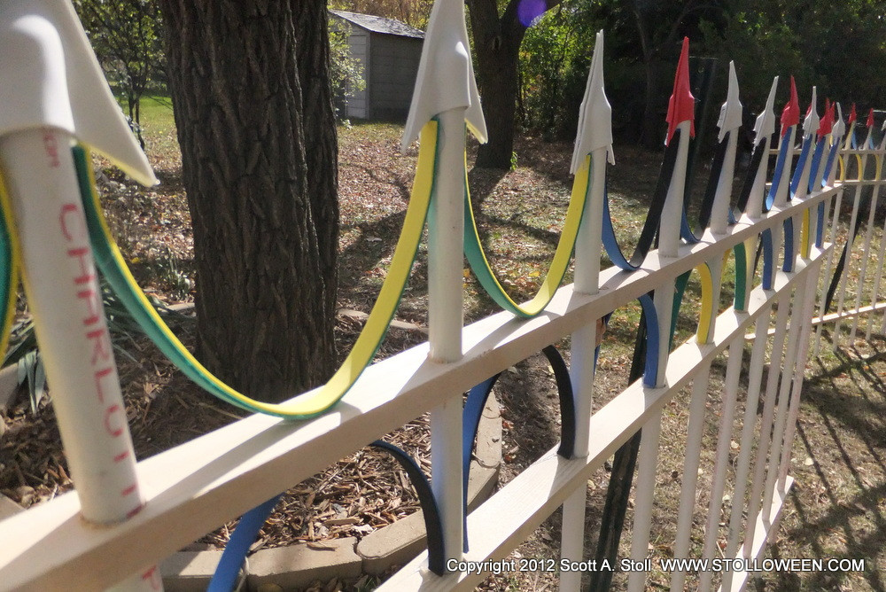 Pvc Halloween Fence
 How To Faux Wrought Iron Fence – STOLLOWEEN