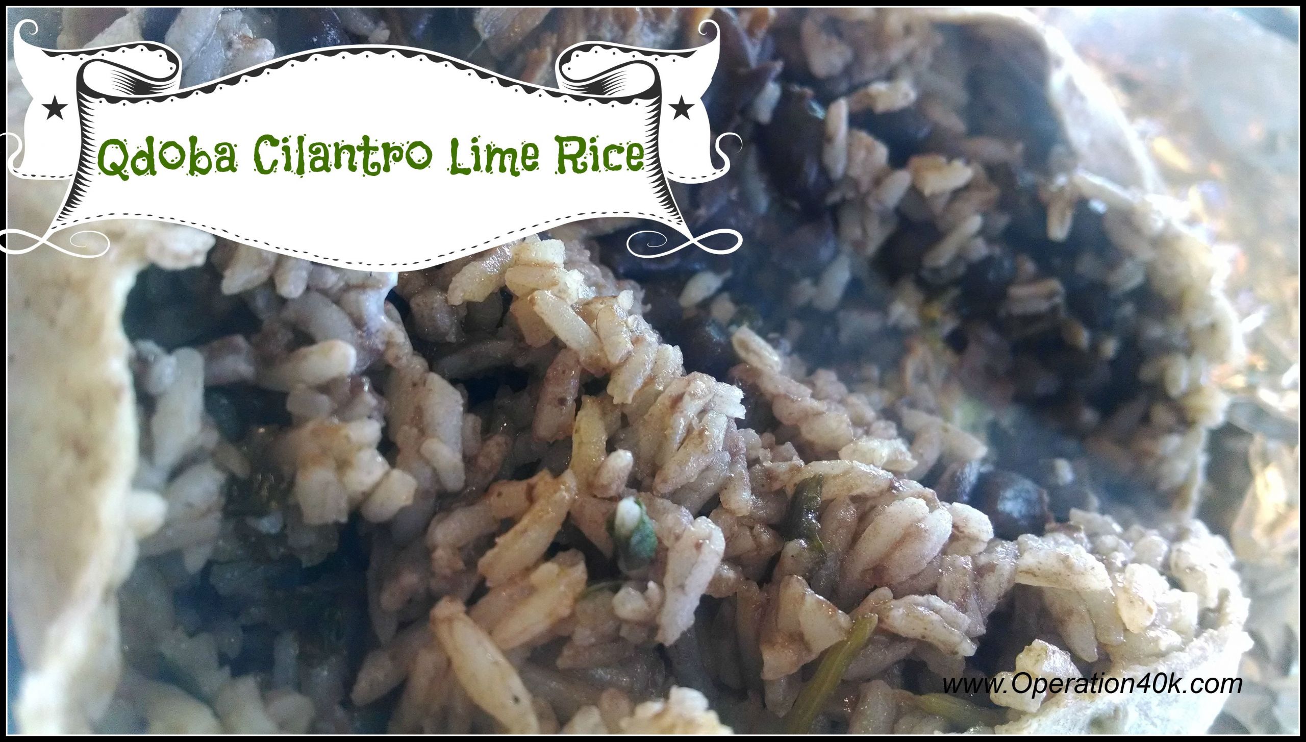 Qdoba Mexican Eats Cilantro Lime Rice
 Qdoba Cilantro Lime Rice Recipe