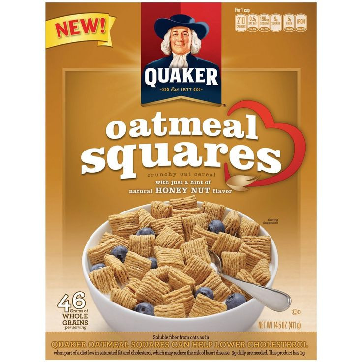 Quaker Oats Snack Mix
 Tiny Tidbits Quaker Oatmeal Squares Oriental Cashew