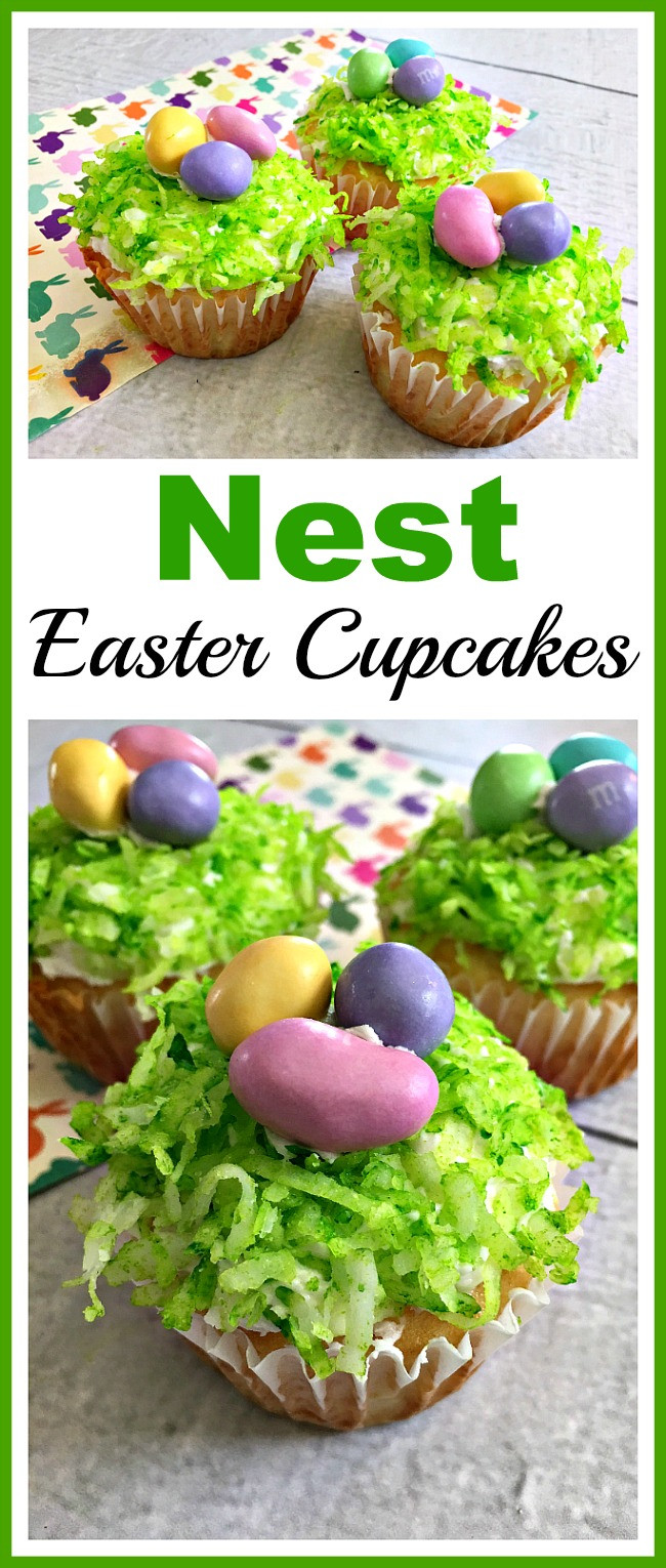 Quick And Easy Easter Desserts
 Nest Easter Cupcakes Easy Easter Dessert Recipe