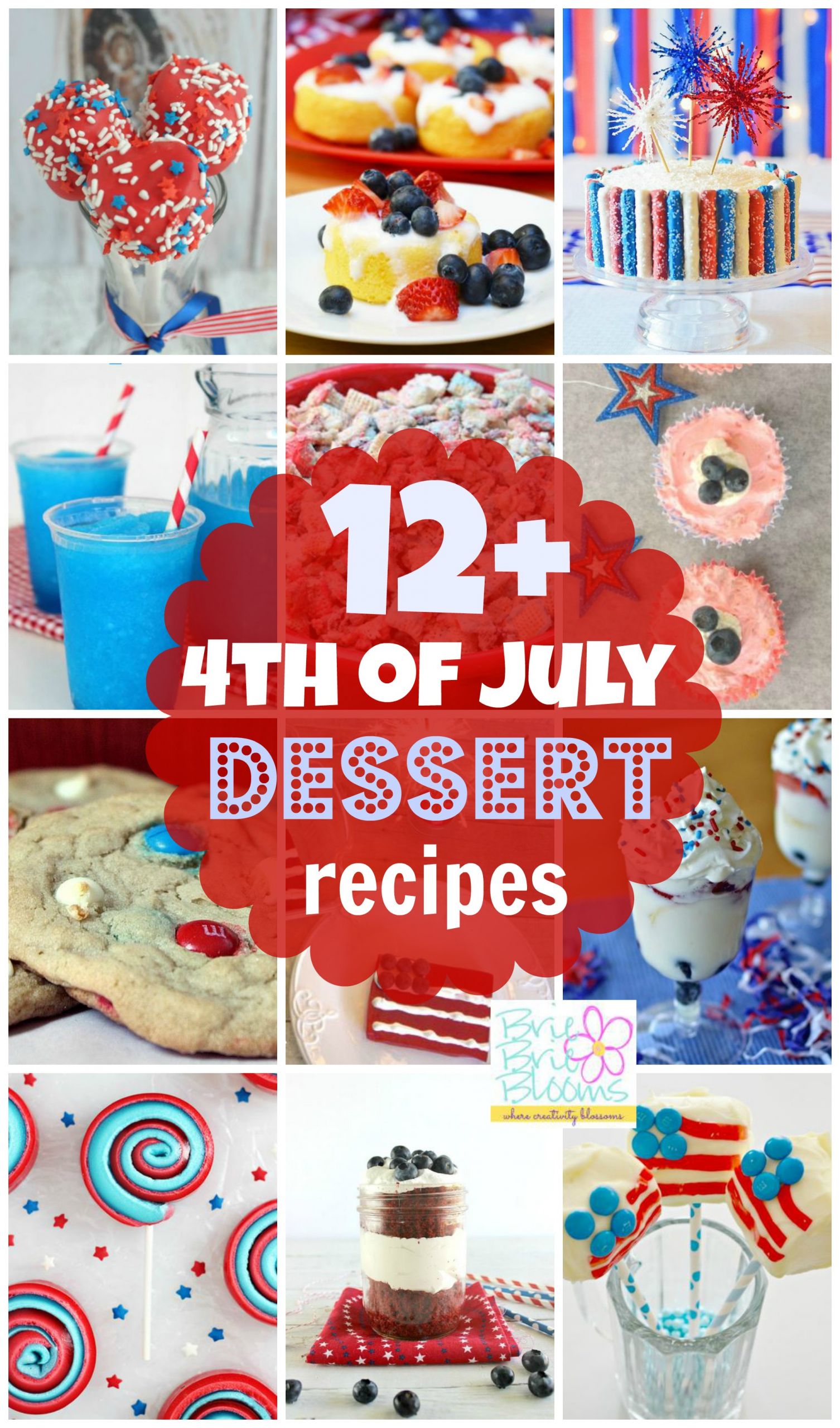 Quick And Easy Fourth Of July Desserts
 Fourth of July Dessert Recipes Brie Brie Blooms