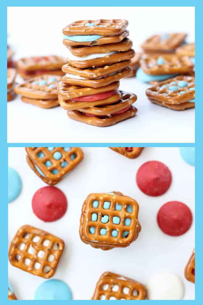 Quick And Easy Fourth Of July Desserts
 Patriotic pretzel bites for a quick and easy 4th of July