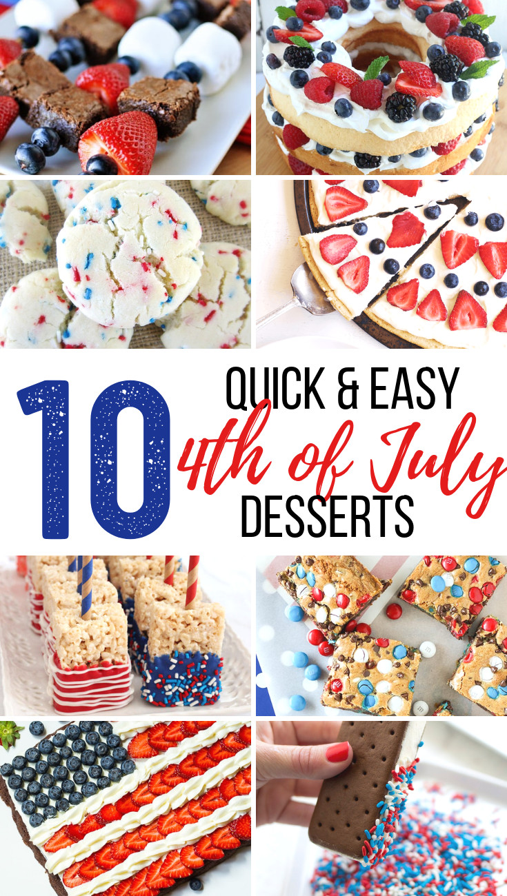 Quick And Easy Fourth Of July Desserts
 10 Quick and Easy 4th of July Desserts Creativity Jar