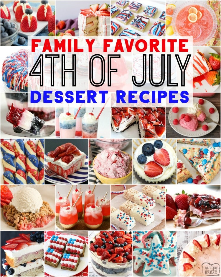 Quick And Easy Fourth Of July Desserts
 4TH OF JULY DESSERTS Butter with a Side of Bread