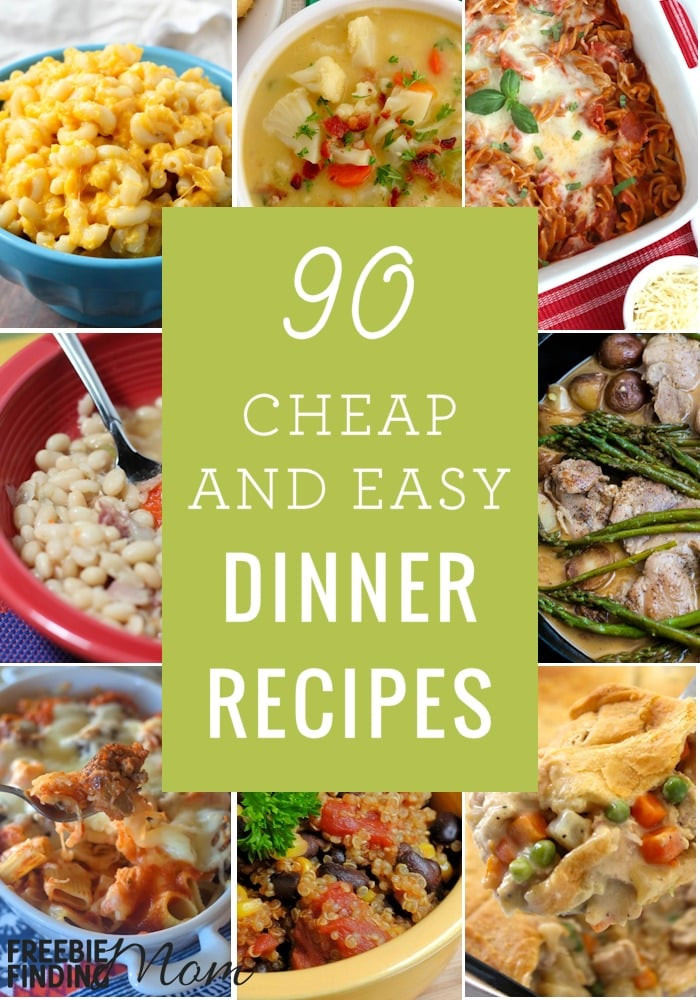 Quick And Healthy Dinner Ideas
 90 Cheap Quick Easy Dinner Recipes