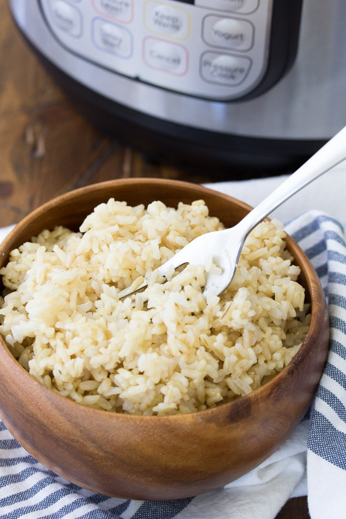 Quick Brown Rice
 Instant Pot Brown Rice