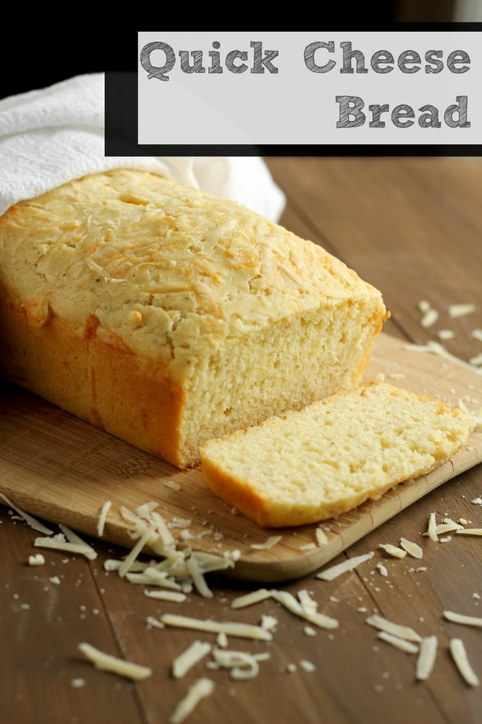 Quick Cheese Bread
 Quick Parmesan Cheddar Cheese Bread