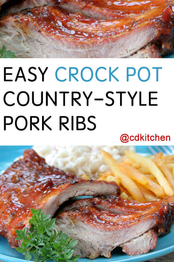 Quick Country Style Pork Ribs
 Easy Crock Pot Country Style Pork Ribs Recipe from CDKitchen