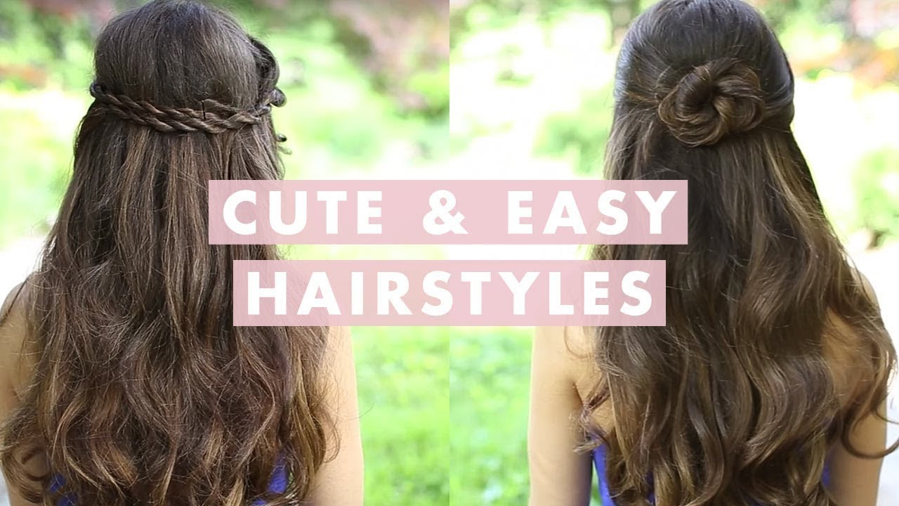 Quick Cute Hairstyles
 Cute and Easy Hairstyles