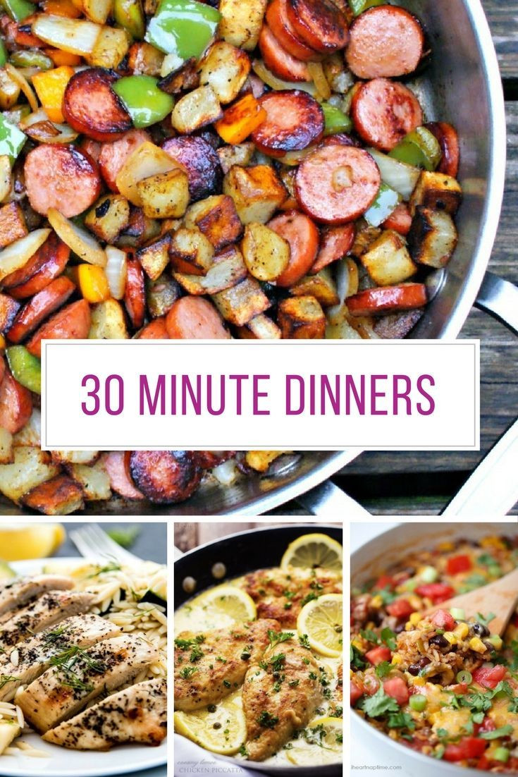 Quick Easy Dinners For 6
 Best 30 Minute Dinner Recipes Easy Midweek Meals