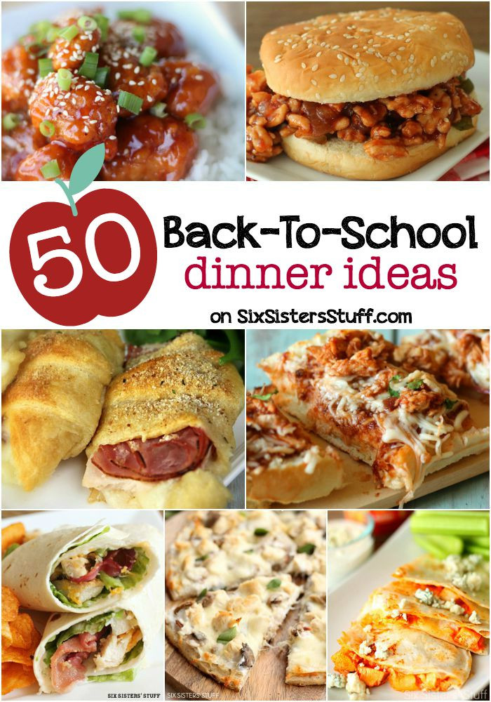 Quick Easy Dinners For 6
 50 "Back to School" Dinner Ideas