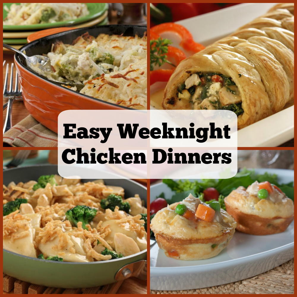 Quick Easy Dinners For 6
 6 Easy Weeknight Chicken Dinners