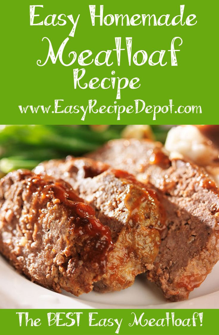 Quick Easy Meatloaf Recipe
 Quick and Easy Meatloaf Recipe With Bread Crumbs