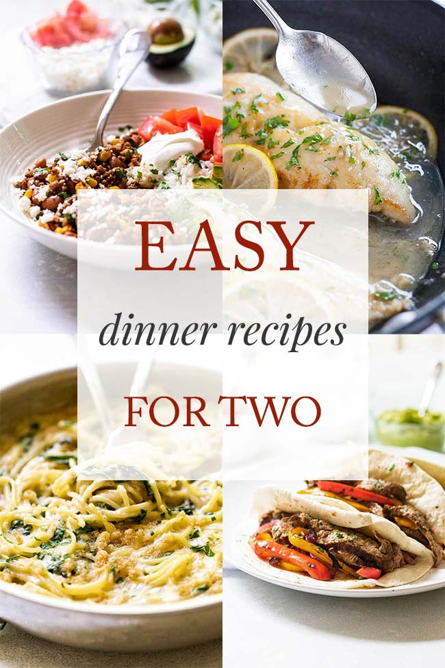 Quick Gourmet Dinners
 11 Easy Dinner Recipes for Two
