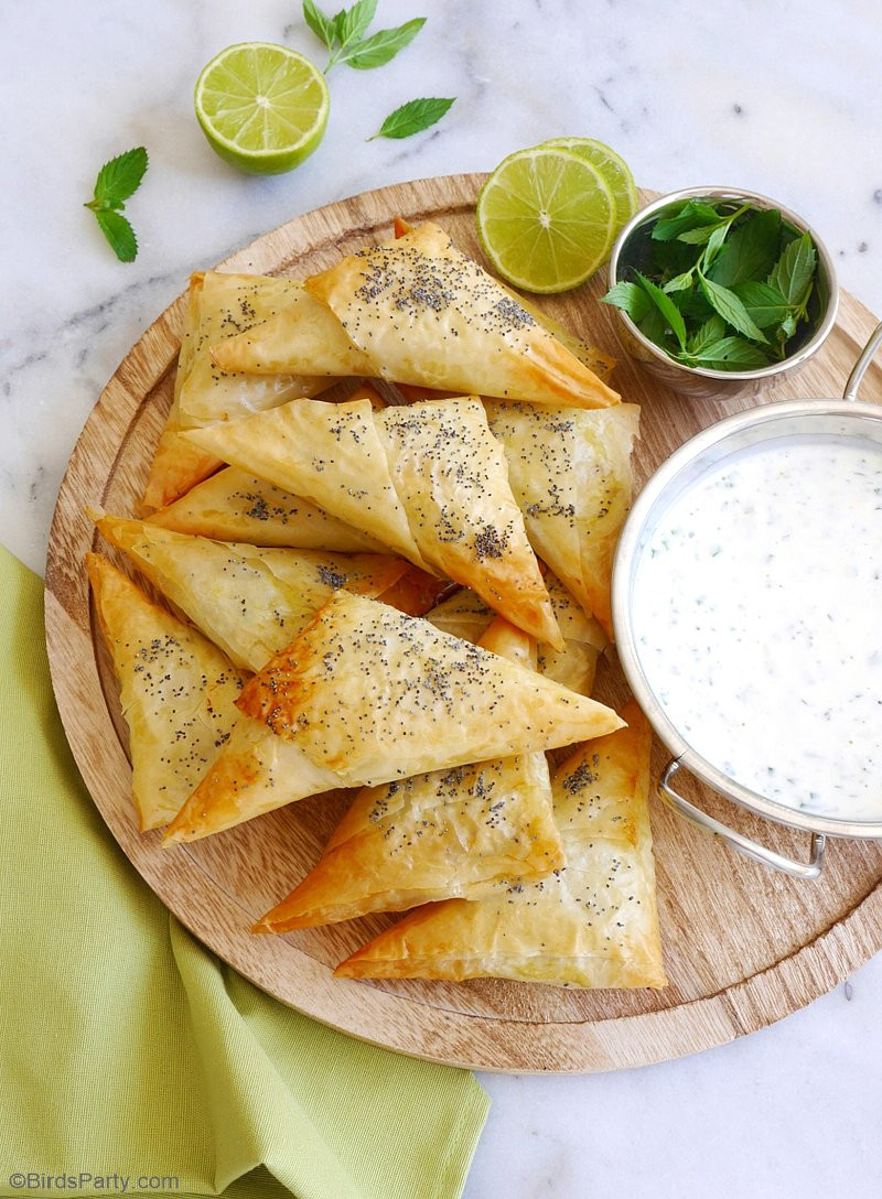 Quick Indian Appetizers
 Ve arian Indian Samosas Recipe Party Ideas