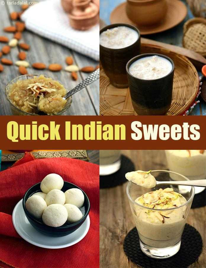 Quick Indian Dessert Recipes
 Quick Sweet Recipes 300 Quick Indian Sweet Recipes Mithai
