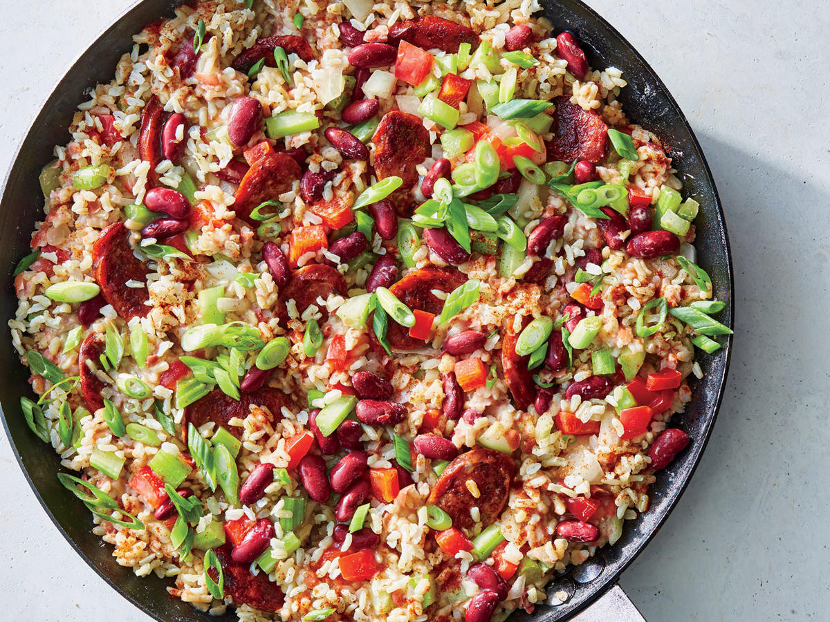 Quick Red Beans And Rice
 Skillet Red Beans and Rice Recipe Cooking Light