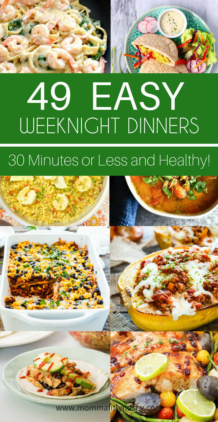 Quick Weeknight Dinners For Two
 49 Easy Weeknight Dinner Ideas that are Healthy