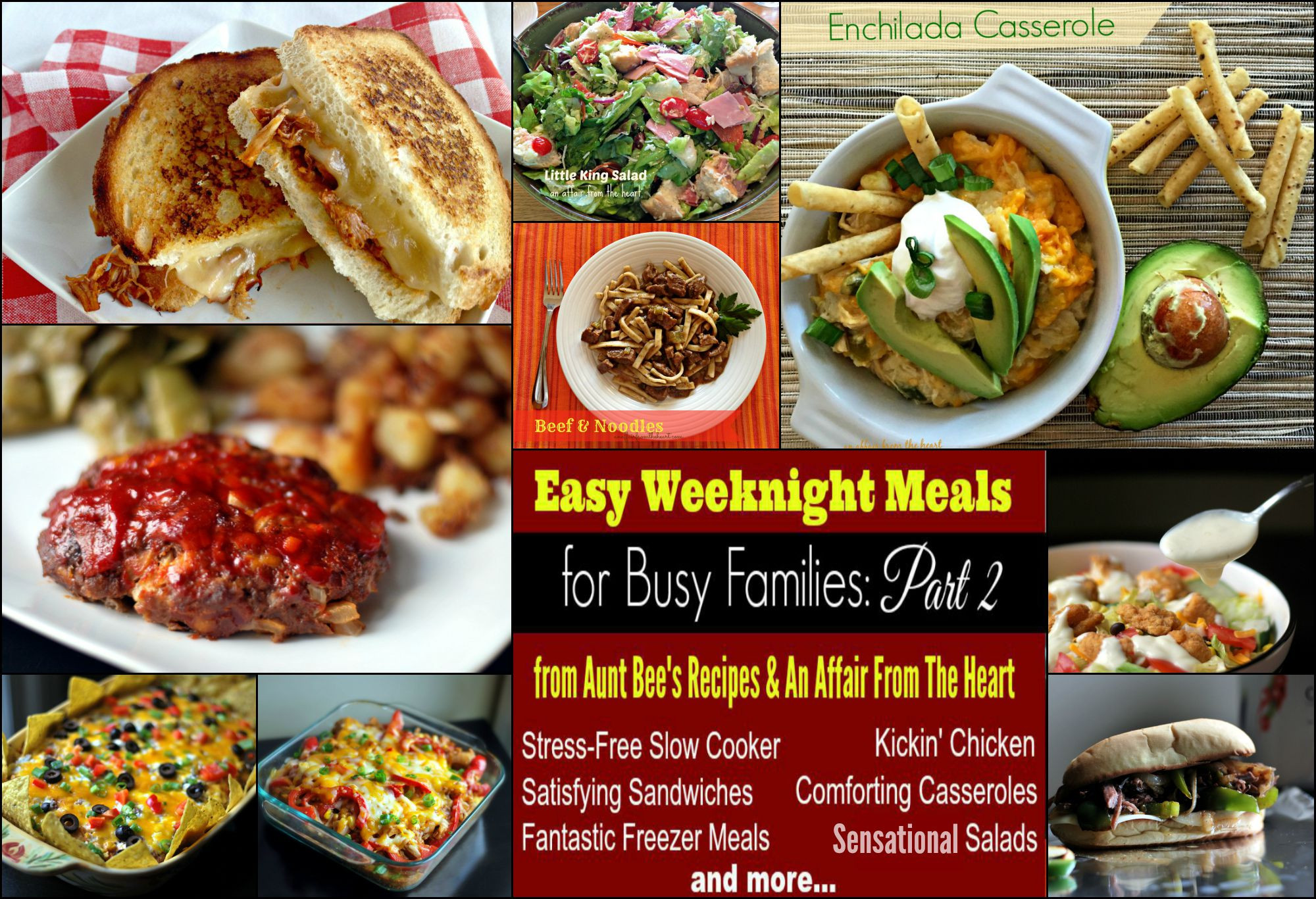 Quick Weeknight Dinners For Two
 Easy Weeknight Meals For Busy Families Part 2 Aunt Bee