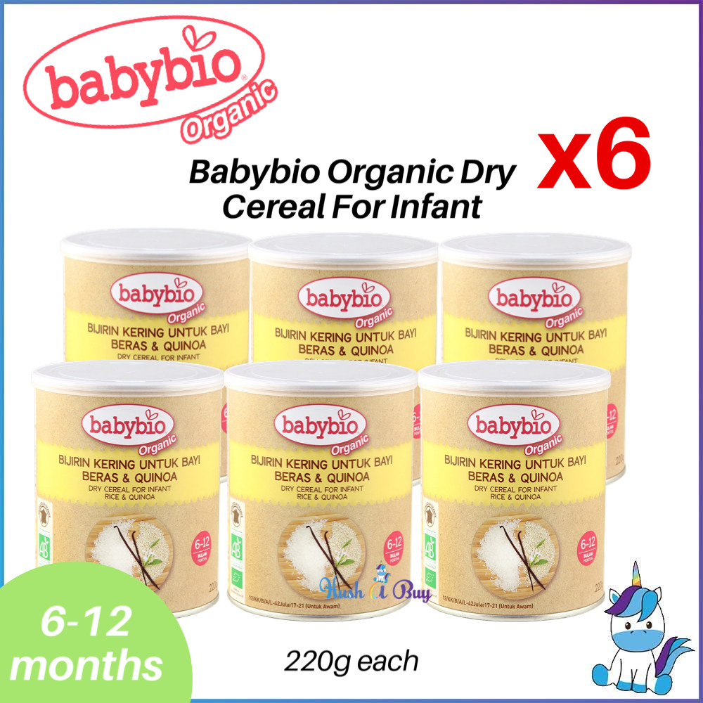 Quinoa Baby Cereal
 Babybio Organic Dry Cereal for Infant Rice & Quinoa 6